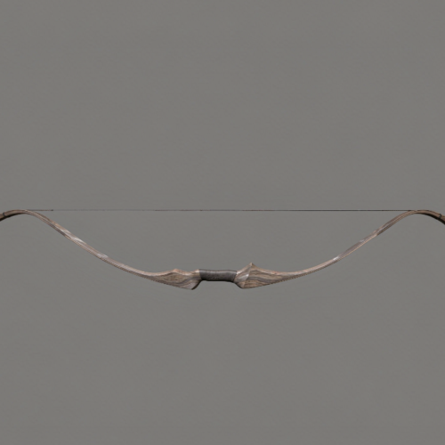 Gray Brown Recurve Bow