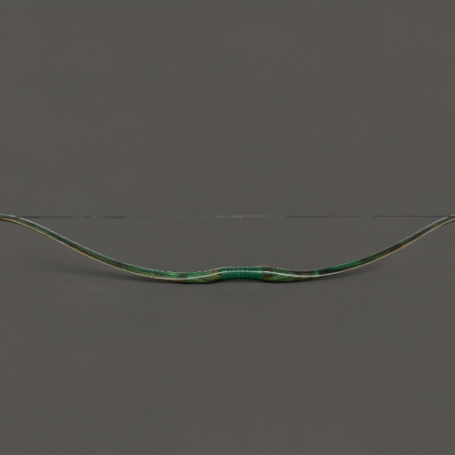 Deep Green Wood Bow